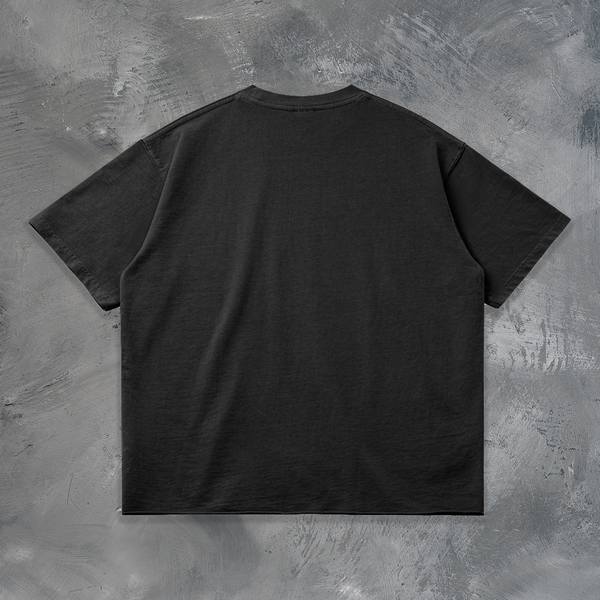 "JUST THE VEIN" HEAVYWEIGHT T-SHIRT IN BLACK