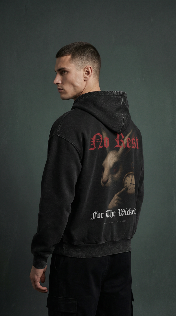 BLACK RABBIT NRFTW SERIES HOODIE