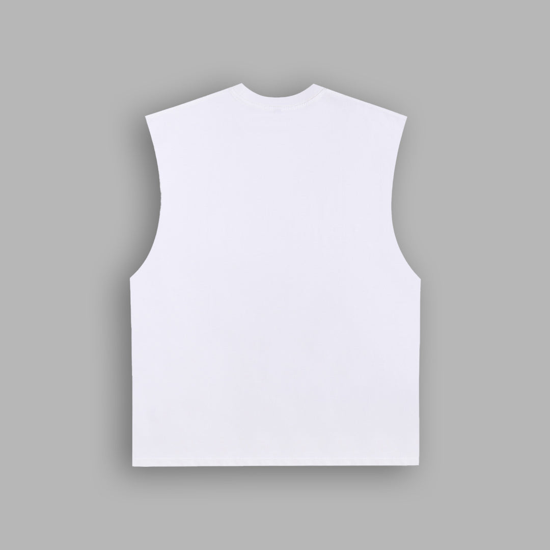 WHITE CR SERIES TANK TOP