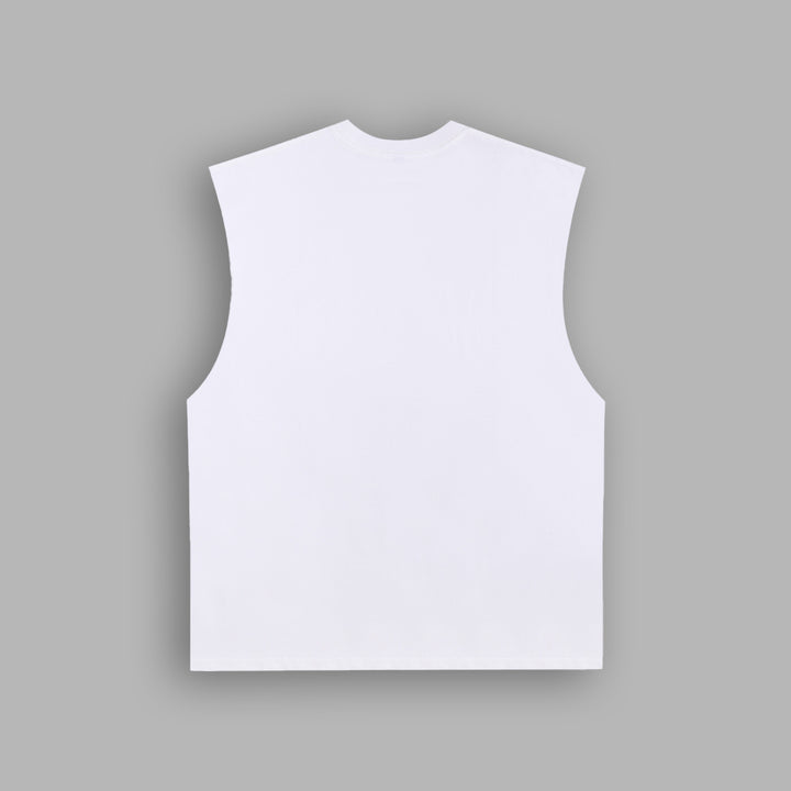 WHITE CR SERIES TANK TOP