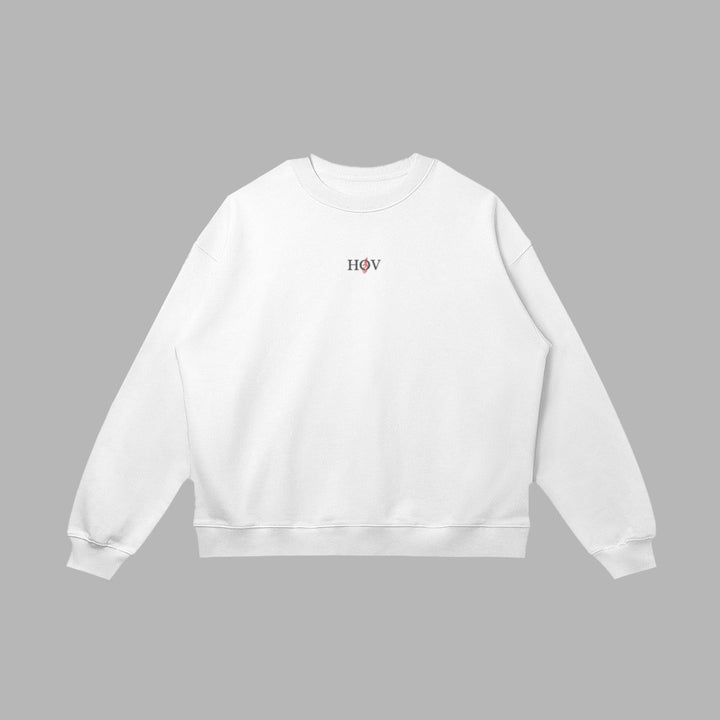 WHITE CR SERIES SWEATSHIRT