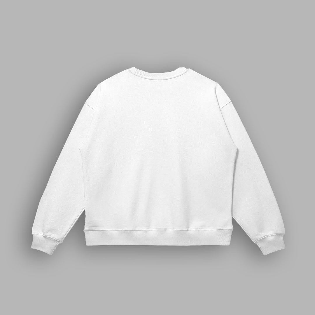 WHITE CR SERIES SWEATSHIRT