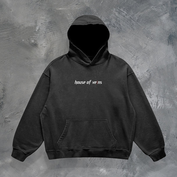 "GROWTH OUTWEIGHS DISCOMFORT" HEAVYWEIGHT HOODIE IN BLACK