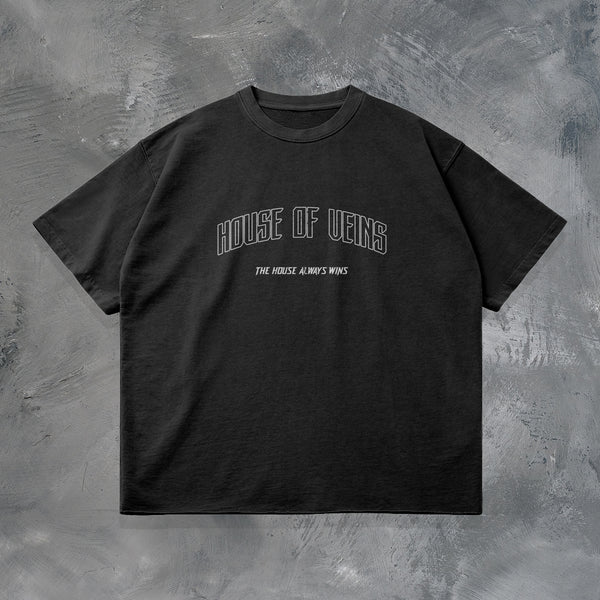 MEMENTO MORI HEAVYWEIGHT T-SHIRT IN BLACK