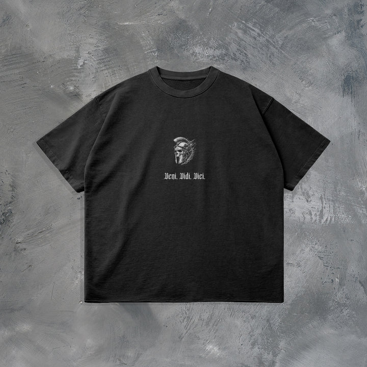 BLACK VENI VIDI VICI T-SHIRT