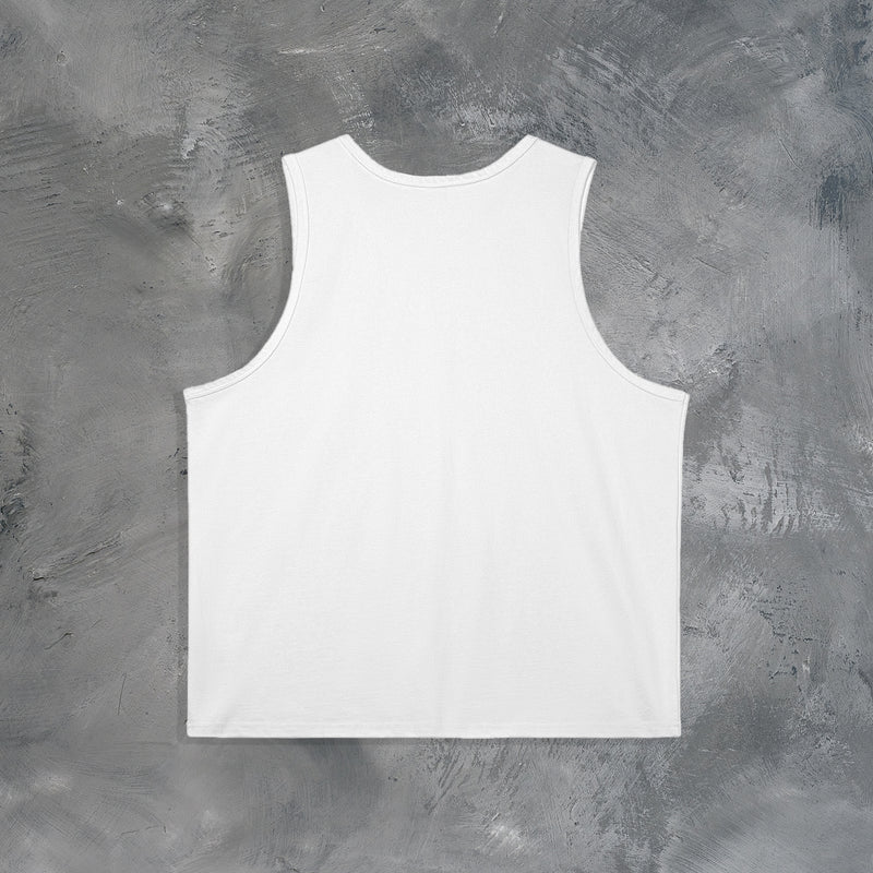 "JUST THE VEIN" OVERSIZED TANK TOP IN WHITE