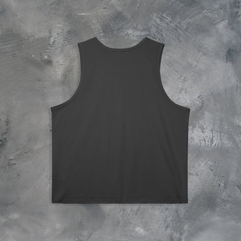 "JUST THE VEIN" OVERSIZED TANK TOP IN BLACK