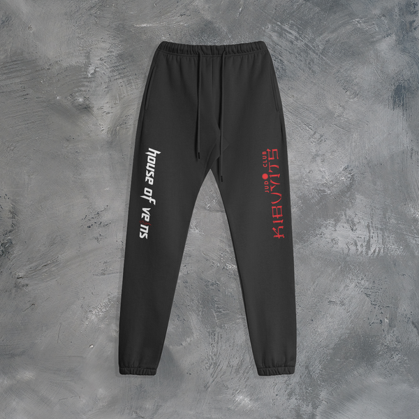 "HOV X KIBUVITS JUDO" SWEATPANTS IN BLACK