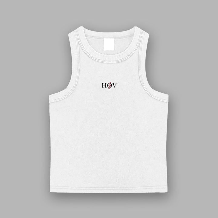 WHITE CR SERIES TANK TOP (FOR HER)