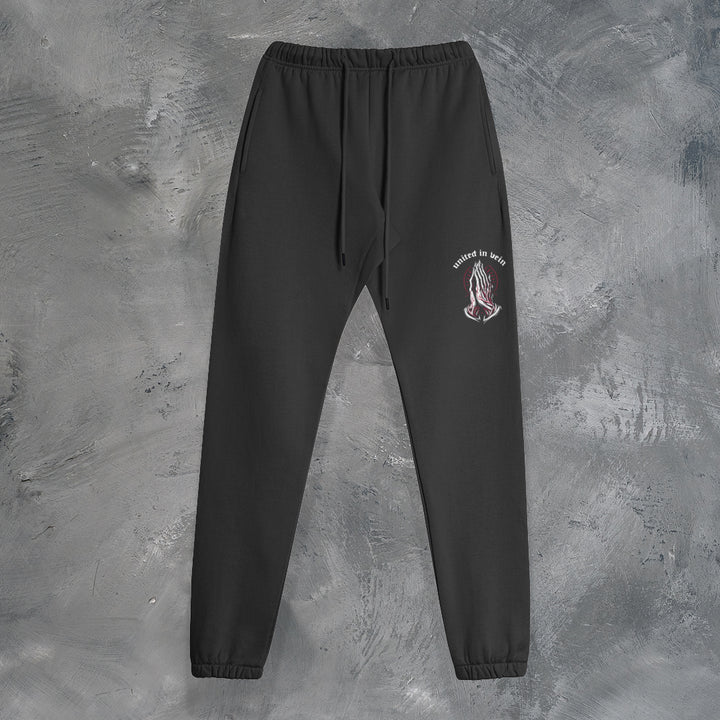 BLACK UNITED IN VEIN SWEATPANTS