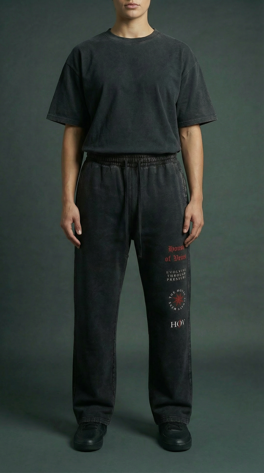 BLACK NRFTW SERIES SWEATPANTS
