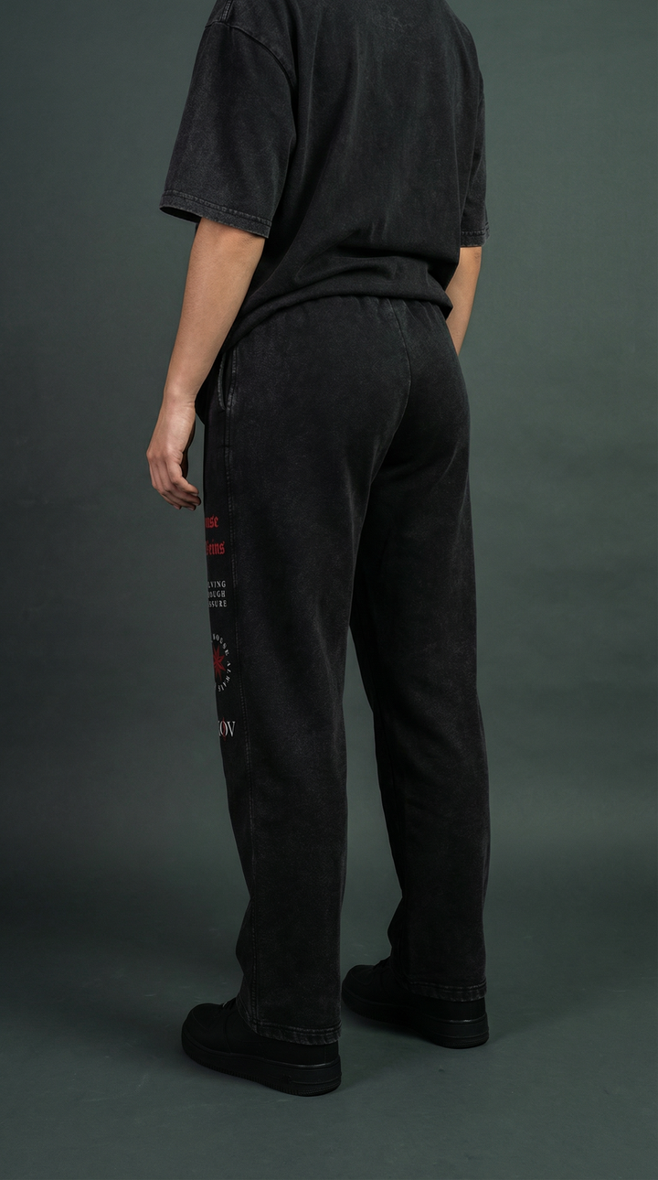 BLACK NRFTW SERIES SWEATPANTS